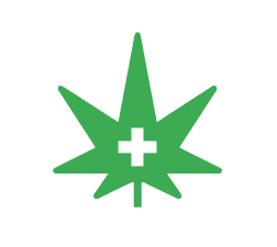 Growing Hydroponic Cannabis logo in green